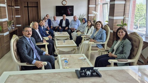 Ak Parti Teşkilatından Kaymakamımız Bahadır YILMAZ' a Ziyaret