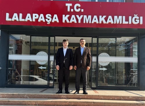 Meriç Kaymakamı Adnan Ayte' den Veda Ziyareti